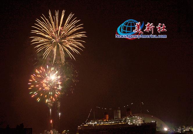【圖集】2018美國國慶 Queen Mary 煙花秀
