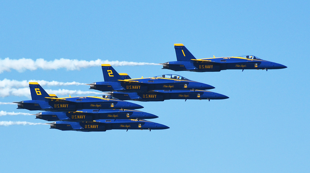 【視頻】美國海軍藍天使特技飛行隊精彩表演，直擊2021年太平洋航空展