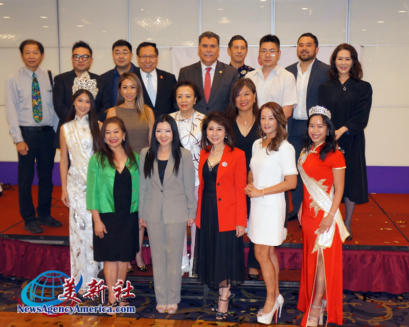 洛杉矶中华总商会2025年董事局就职典礼圆满举行 洛杉矶郡警察局長卢纳等贵宾同贺